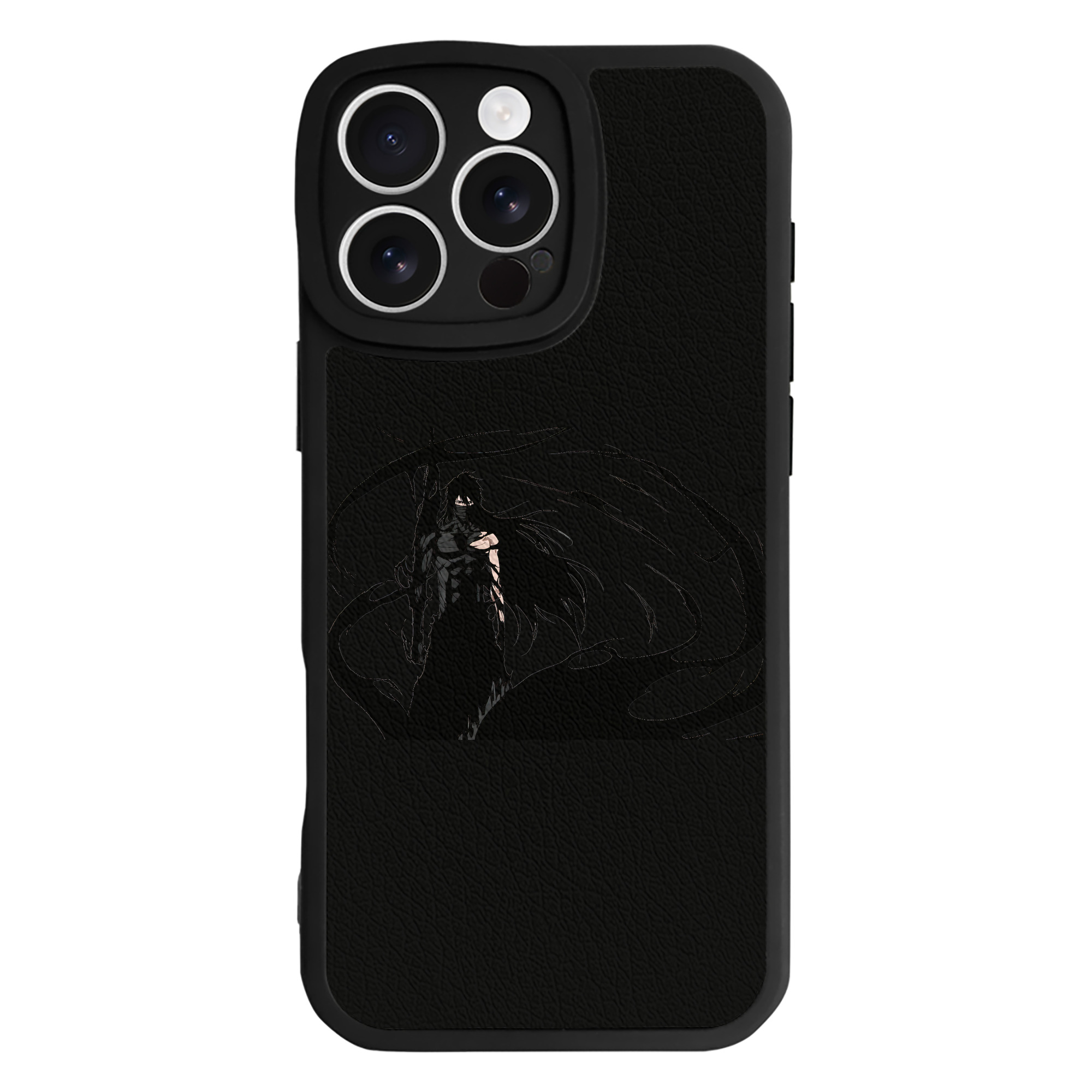 ブリーチ 黒崎一護（くろさき いちご）BLEACH Kurosaki Ichigo 【iPhone 16シリーズ対応】シリコンスマホケース（レザー調） 材質：シリコン